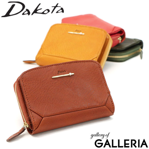 ダコタ 財布（レディース） ダコタ限定革小物+選べるノベルティ ダコタ 財布 Dakota 二つ折り財布 ペルラ ミニ財布 大容量 コンパクト 小さい ミニ 本革 革 二つ折り ファスナー 小銭入れ イタリアンレザー ウォレット レディース 0030052