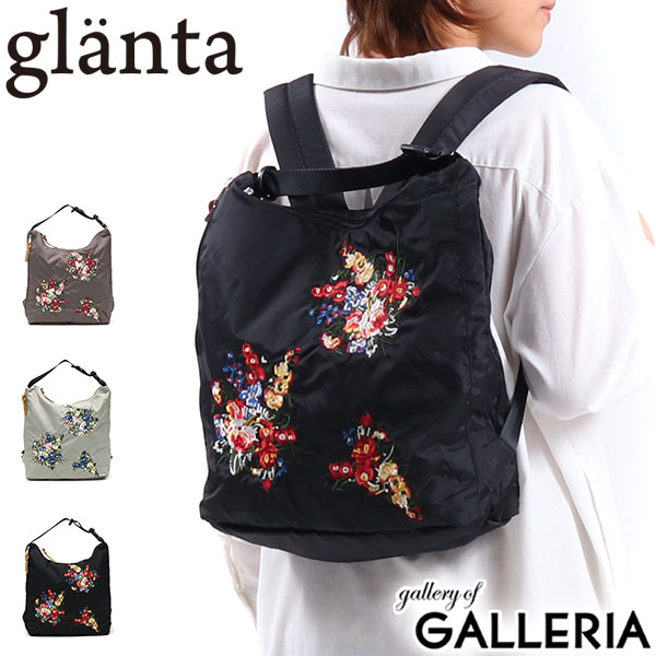 大特価 無料ラッピング Glanta リュック グレンタ アンティークフラワー刺しゅう 2way トートバッグ トート リュックサック ワンハンドル デイパック バッグ レディース おしゃれ ファスナー付き ナチュラル 刺繍 花柄 レンタル バッグバッグ 小物 ブランド