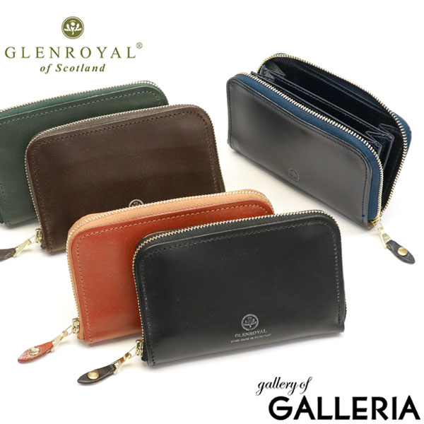 グレンロイヤル 財布（メンズ） ノベルティ付 【正規品3カ月保証】 グレンロイヤル 財布 GLENROYAL ZIP AROUND CASE 二つ折り財布 ミニ財布 本革 コンパクト 軽い ラウンドファスナー メンズ レディース 03-5997