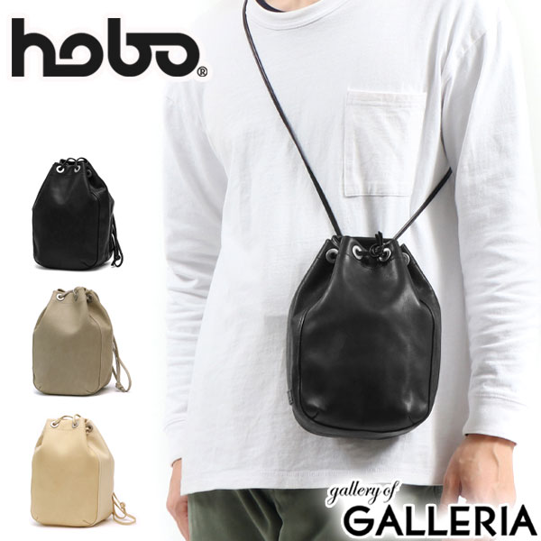  ホーボー ショルダーバッグ hobo 巾着バッグ HORSE LEATHER DRAWSTRING BAG 巾着ショルダーバッグ 本革 ショルダー 斜めがけ 軽量 小さめ メンズ レディース 日本製 HB-BG3305