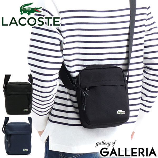 ラコステ バッグ メンズ 【最大36倍 5/20限定】 ラコステ ショルダーバッグ LACOSTE スクエアショルダーポーチ NEOCROC ネオクロック バッグ 斜めがけ ミニショルダー コンパクト ブランド メンズ レディース NH2102E