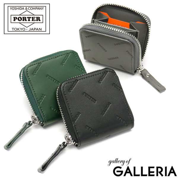 ポーター ポーター エンチェイス コインケース 007-02286 吉田カバン PORTER ENCHASE COIN CASE 小銭入れ 財布 メンズ レディース 革 本革 レザー ブランド おしゃれ 小さめ コンパクト ミニ エンボス ロゴ 型押し 日本製