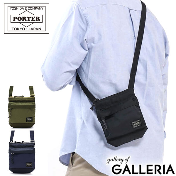 ポーター フォース ショルダーポーチ ショルダーバッグ 855-05461 吉田カバン PORTER FORCE SHOULDER POUCH メンズ レディース ブランド 斜めがけ 小さめ 40代 50代 60代 ナイロン 軽量 日本製 斜めがけバッグ ミニショルダー 軽い ミリタリー