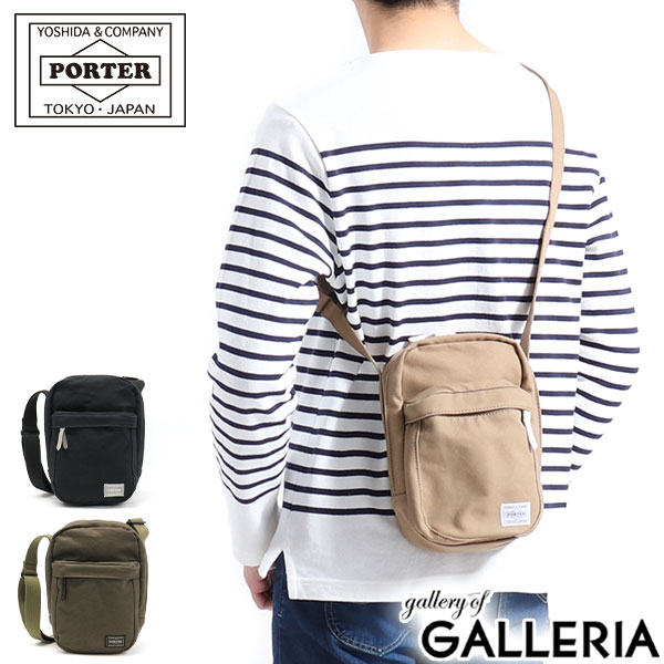 ポーター ビート ショルダーバッグ 727-09045 吉田カバン PORTER BEAT SHOULDER BAG メンズ レディース ブランド 小さめ 斜めがけ 斜めがけバッグ 40代 50代 60代 軽い 軽量 ショルダー コットン キャンバス キーホルダー付き 日本製 1