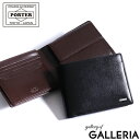 PORTER 二つ折り財布（メンズ） ポーター シーン ウォレット 110-02920 吉田カバン PORTER SHEEN WALLET 二つ折り財布 二つ折り 財布 小銭入れあり ブランド 小さい 本革 薄い レディース 黒 日本製