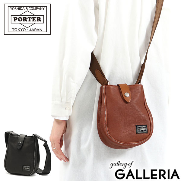 ポーター 本革バッグ レディース ポーター シスコ ショルダーバッグ(S) 120-03308 吉田カバン PORTER CISCO SHOULDER BAG(S) ミニショルダー メンズ レディース 斜めがけ 革 本革 レザー 日本製 30代 40代 50代 ブランド かっこいい 軽量 黒