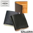 ポーター ダブル ウォレット 129-06012 吉田カバン PORTER DOUBLE WALLET 二つ折り財布 二つ折り 財布 小銭入れあり ブランド 小さい 本革 薄い レディース カード 黒 日本製の商品画像