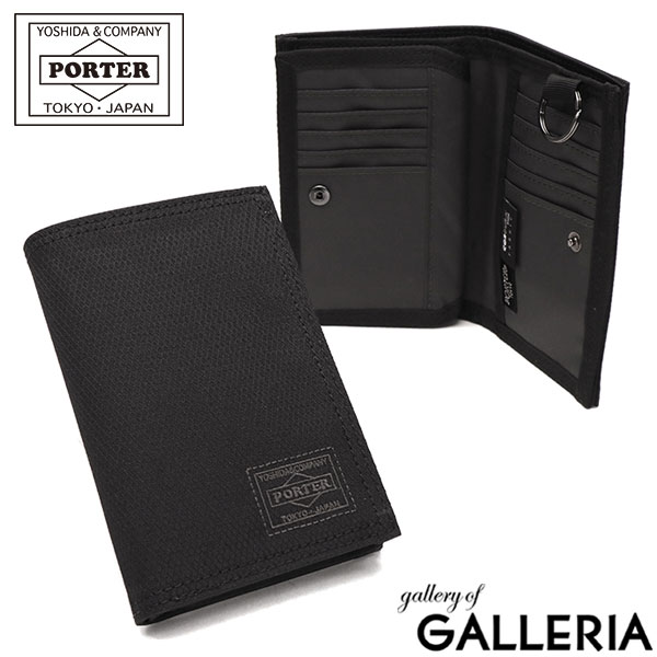 ポーター 財布（メンズ） ポーター ディル ウォレット(L) 653-09755 二つ折り財布 吉田カバン PORTER DILL WALLET(L) メンズ レディース 二つ折り ブランド 小銭入れ 小銭入れあり シンプル カジュアル おしゃれ 薄い 薄型 軽い 軽量 ブラック 使いやすい 日本製