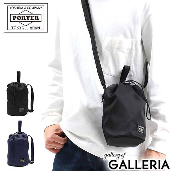 ノベルティ付 無料ラッピング 吉田カバン 新作 ポーター Bag L ショルダーバッグ 縦型 Porter デニム Denim デニム 巾着ショルダー 小さめ 軽量 斜めがけ Drawstring Bag L カジュアル メンズ レディース 日本製 2 新作 ギャレリア Bag Luggageもれなく