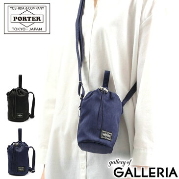 【48H限定プレゼント付〜8/26 9:59】 ノベルティ付 吉田カバン ポーター ショルダーバッグ PORTER DENIM デニム DRAWSTRING BAG(S) 巾着ショルダー 巾着 バッグ 斜めがけ コンパクト 軽量 日本製 メンズ レディース 892-15103