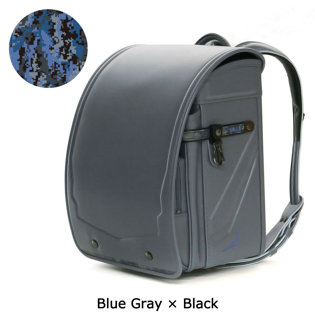 【最大40倍 2/20限定】 ランドセル 男の子 年 2025年 ギャレリアキッズ GALLERIA KID's オリジナル GADPAT ギャドパット クラリーノ キューブ型 フラットキューブ A4フラットファイル対応 迷彩 ブラック グレー 日本製 6年保証 GOR-2001