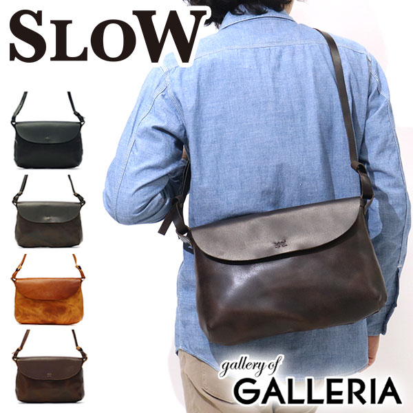 【楽天カードで19倍】 選べるノベルティプレゼント | スロウ ショルダーバッグ SLOW herbie ハービー flap shoulder bag L ショルダー 斜め掛け フラップ メンズ レディース レザー 本革 49S123G