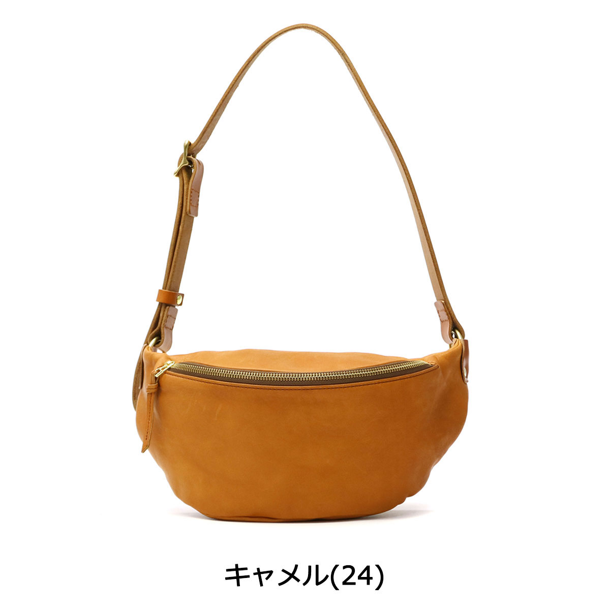 【最大P13倍!ランク別★ワンエントリー】もれなく選べるノベルティプレゼント★スロウボディバッグSLOWrubonoルボーノfannypackメンズレディースレザー本革300S61E