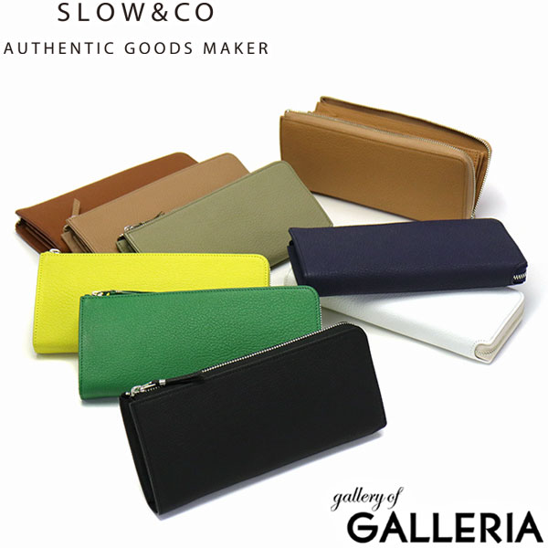 M - 【最大37倍 土日限定】 ノベルティ付 スロウ 長財布 SLOW 財布 goat ゴート long L zip wallet ロングウォレット L字ファスナー 小銭入れ カード 大容量 レザー 本革 山羊革 メンズ レディース 333S95J