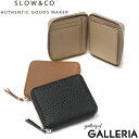 【最大39倍 4/20限定】 ノベルティ付 スロウ 財布 SLOW 二つ折り財布 crispanil クリスパニール round short wallet ラウンドショートウォレット ラウンドファスナー メンズ レディース レザー 本革 827S42J