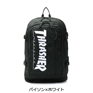 【楽天カードで29倍 | 6/15限定】 スラッシャー リュック THRASHER バックパック Benchmark Backpack リュックサック 30L B4 大容量 通学リュック スケーター 通学 高校生 部活 旅行 メンズ レディース THR-101