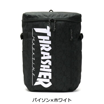 【楽天カードで29倍 | 6/15限定】 スラッシャー リュック THRASHER バックパック Benchmark Backpack Box リュックサック スクエア ボックス 25L B4 大容量 スケーター 通学リュック 通学 高校生 部活 旅行 メンズ レディース THR-102