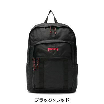 【楽天カードで29倍 | 6/15限定】 スラッシャー リュック THRASHER バッグ バックパック A4 ファスナー 通学 通学用 通学リュック 男子 女子 中学生 高校生 メンズ レディース 撥水 Benchmark Back Pack 25L THR-138