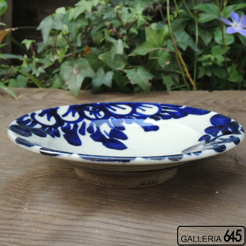 6寸皿(花唐草):眞喜屋 修の紹介画像2