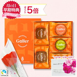 ＼ 早得 ポイント5倍／ 母の日 ギフト ベルギー王室御用達 ガレー チョコ クッキー 5種 25枚入 造花 カーネーション ＆ メッセージカード付き 2023 母の日 プレゼント 花 スイーツ セット お菓子 詰め合わせ 焼き菓子 洋菓子 義母 食べ物 食品 日付指定 早割 クーポン