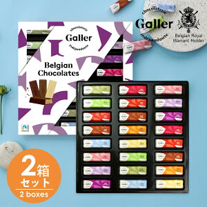 ベルギー王室御達用 チョコレート ガレー ミニバー24個入×2箱セット 2021 クリスマス お歳暮 御歳暮 お菓子 スイーツ ギフト プレゼント チョコ 詰め合わせ 小分け 個包装 会社 職場 手土産 内祝い 出産祝い 結婚祝い 退職祝い 高級