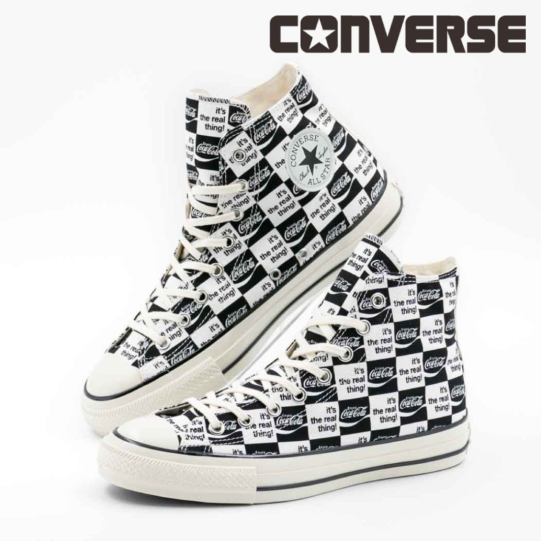 樂天商城 - 【6/25 20時〜6H限定10%CP】【50%OFF】 コンバース CONVERSE レディース スニーカー オールスター US コカ・コーラ CK HI ハイカット コラボ コカコーラ レトロ Coca-Cola
