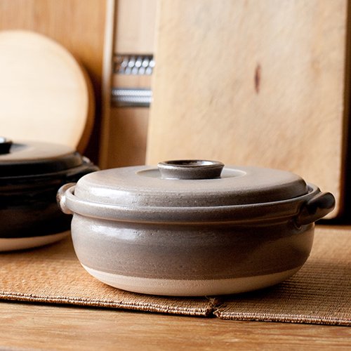 土鍋　6号　4th-market　土鍋　手作 料理 贈り物 ごはん 日本製　萬古焼 耐熱陶器　単　はやい　食卓　..