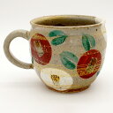 蔵珍窯 金彩椿 マグ 珈琲 紅茶 手作り 手描き 贈り物 日本製