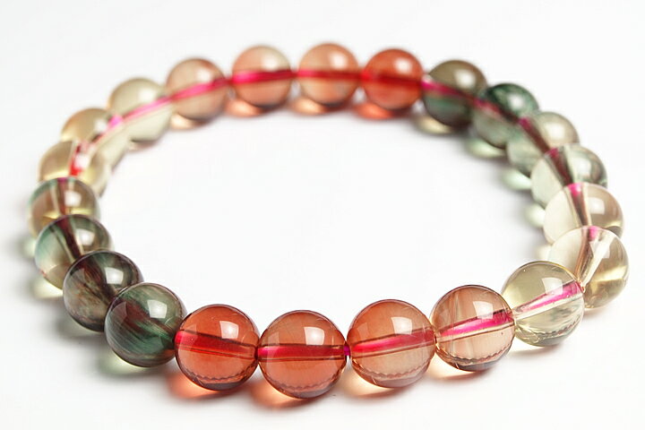 8.5mmマルチカラーチベットアンデシンブレスレット　ファイナルグレード++