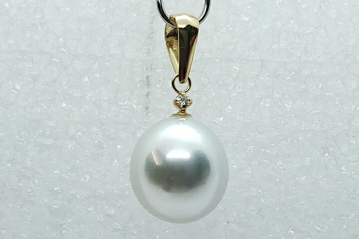 10mm南洋パール(真珠)ペンダントトップ K18