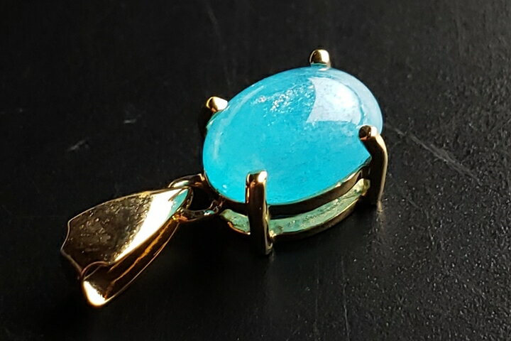 0.930ctヘミモルファイトペンダントトップ18金(エスペランサ)　ファイナルグレード++　ソーティングメモ付き