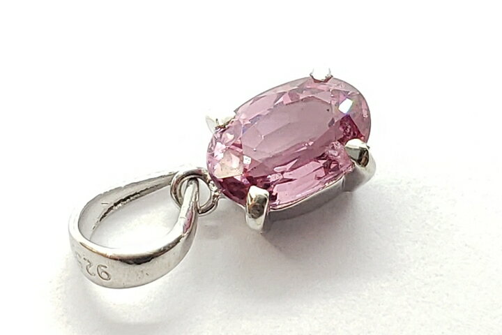 1.08ct天然ピンクスピネルハートペンダントトップ　ファイナルグレード　蛍光タイプ　シルバー925　タンザニア産
