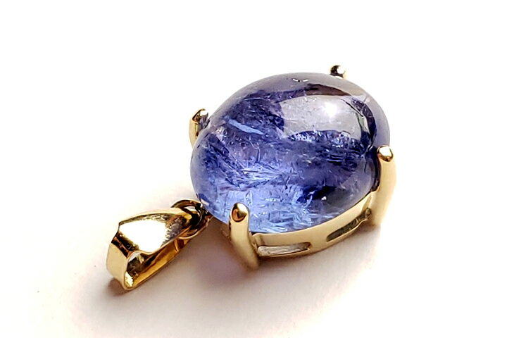 タンザナイトファイナルグレード++ペンダントトップ18金24.03ct