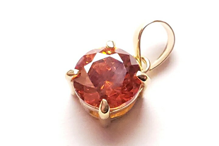 1.19ctスファレライトカットペンダントK18　ファイナルグレード++