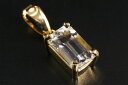 0.59ct フェナカイトK18ペンダントトップ ファイナルグレード++ ブラジル産 鑑別書付き