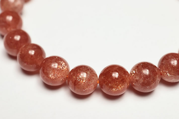 8.5mm 高品質タンザニアサンストーンブレスレット