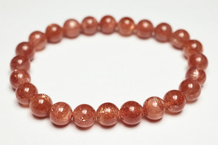 7.5mm 高品質タンザニアサンストーンブレスレット
