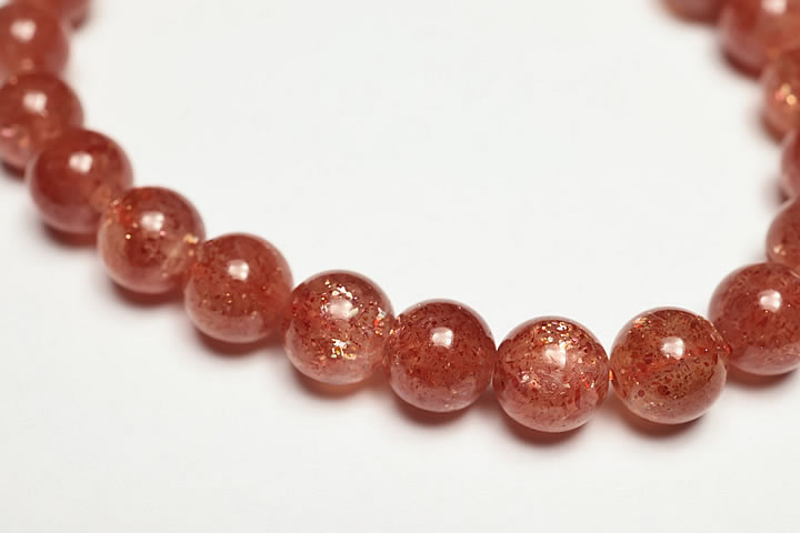 7.5mm 高品質タンザニアサンストーンブレスレット