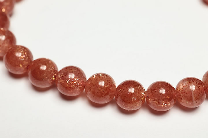 7.5mm 高品質タンザニアサンストーンブレスレット