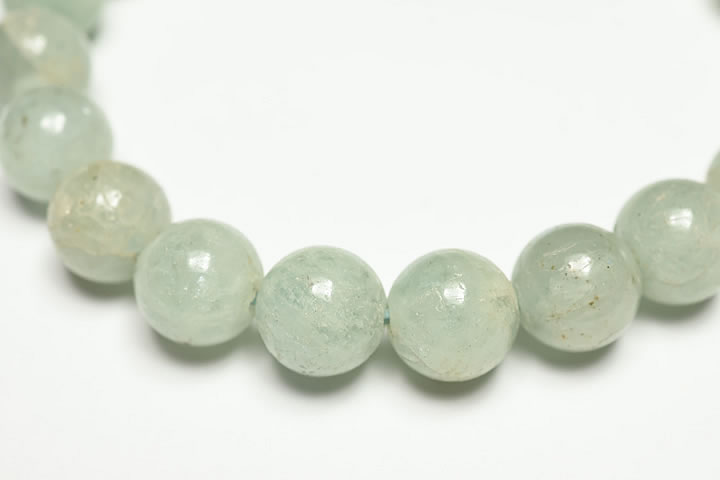 9.5mmアクアマリンブレスレット お買い得品