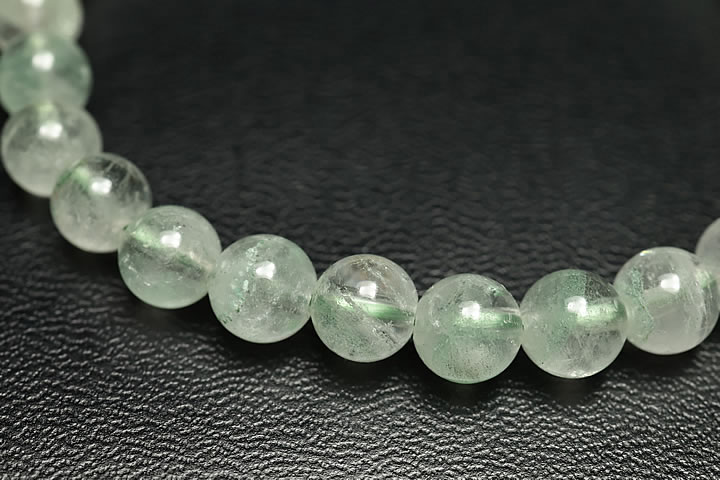 6.5mmグリーンファントムブレスレット マダガスカル産