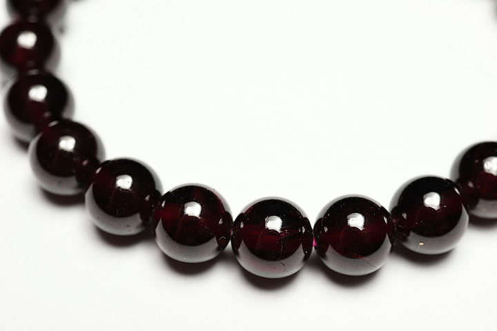 7.5mmロードライトガーネットブレスレット ファイナルグレード ブラジル産