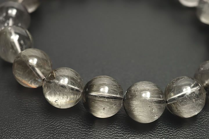 11mmプラチナクォーツAAグレードブレスレット