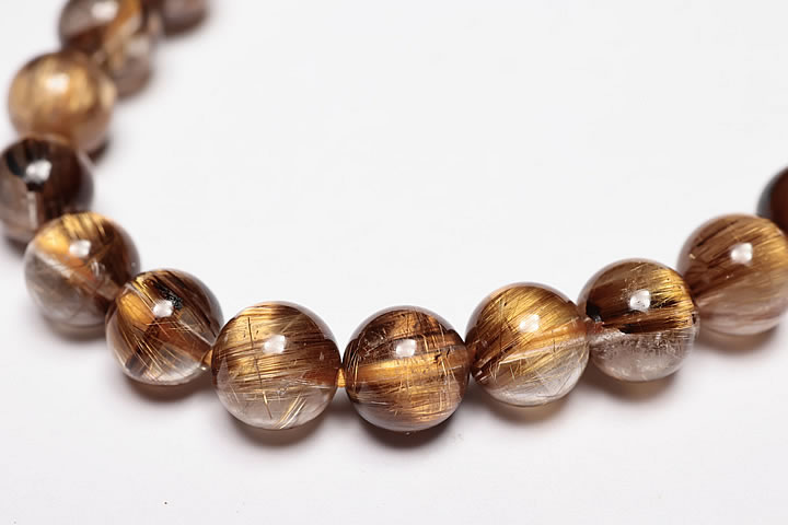 7mmタイガーアイルチルブレスレットファイナルグレード++