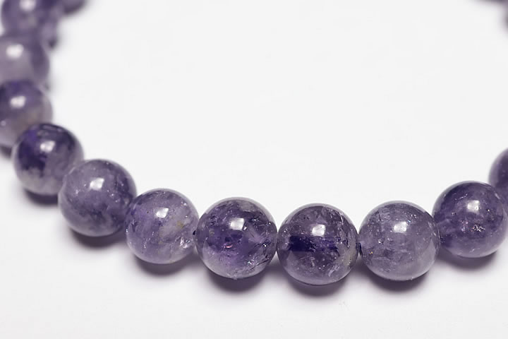 7mmマリアライトブレス4A高品質(バイオレットスキャポライト)