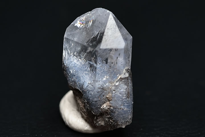 ブルーガーデンクォーツ(デュモルチェライトインクォーツ)原石ポイント