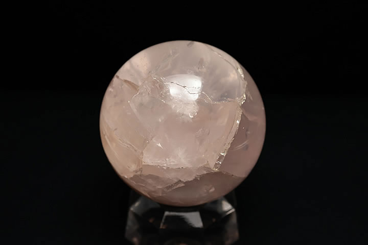 46mmメタモルフォーゼス丸玉 デンドライト・ゴールデンヒーラー入り