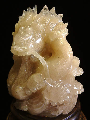 ルチル水晶　龍