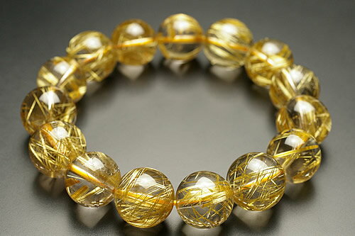 世界最高品質30Aグレード14mmルチル水晶ブレスレット