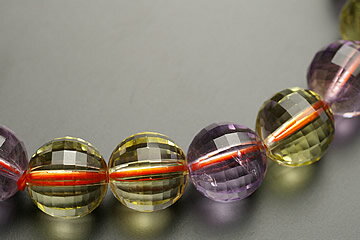 10mm最高級品5Aアメトリンカットブレスレット